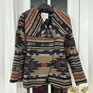 AMERICAN RAG Southwestern Print Coat (Size L)